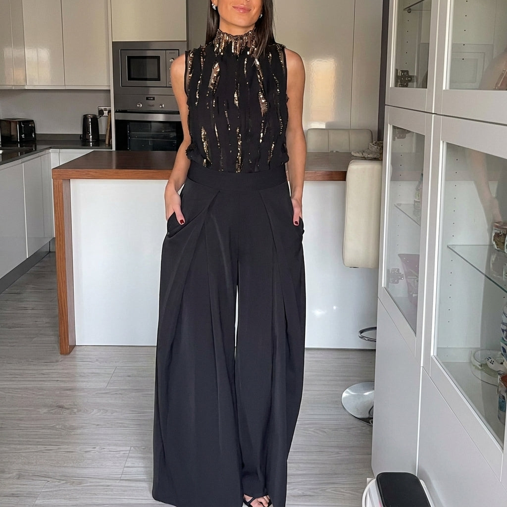 Vela | Pantalón Palazzo
