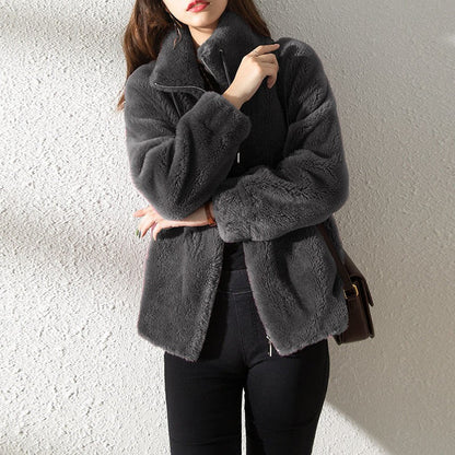 Elba | Chaqueta Peluche Cuello Alto