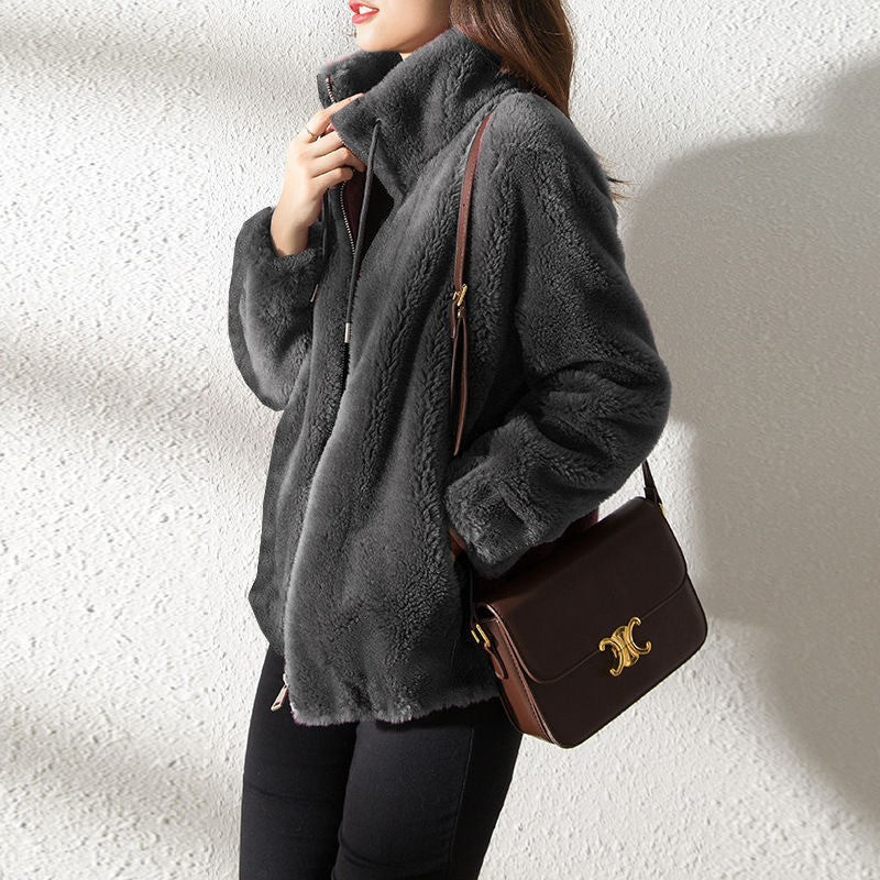 Elba | Chaqueta Peluche Cuello Alto