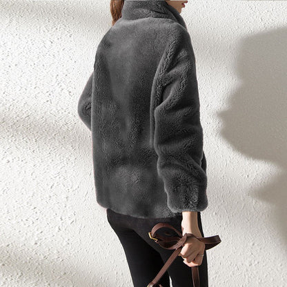 Elba | Chaqueta Peluche Cuello Alto