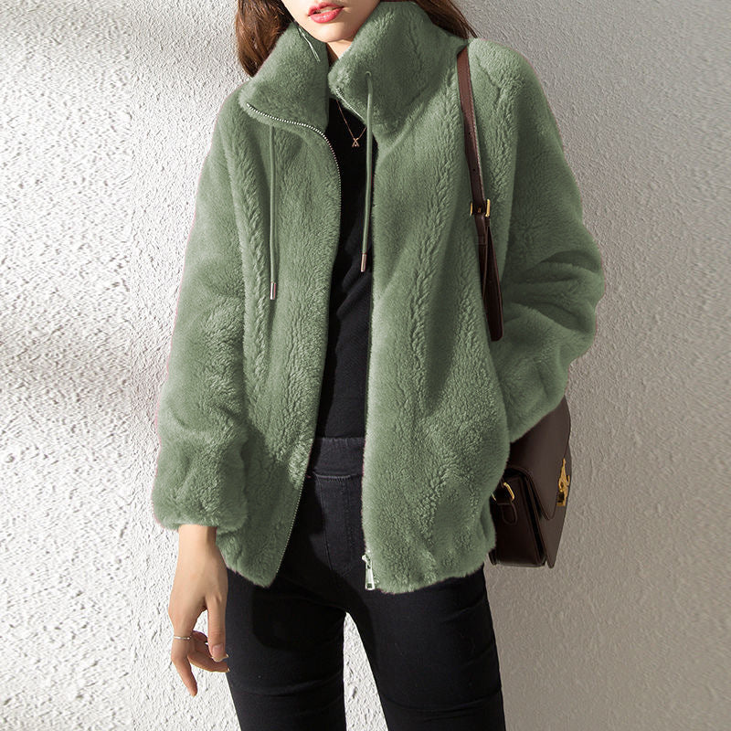 Elba | Chaqueta Peluche Cuello Alto