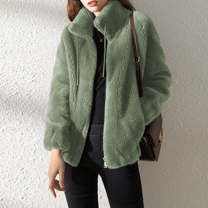 Elba | Chaqueta Peluche Cuello Alto
