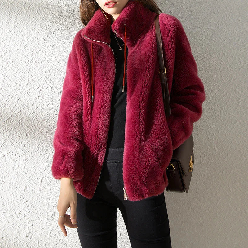 Elba | Chaqueta Peluche Cuello Alto