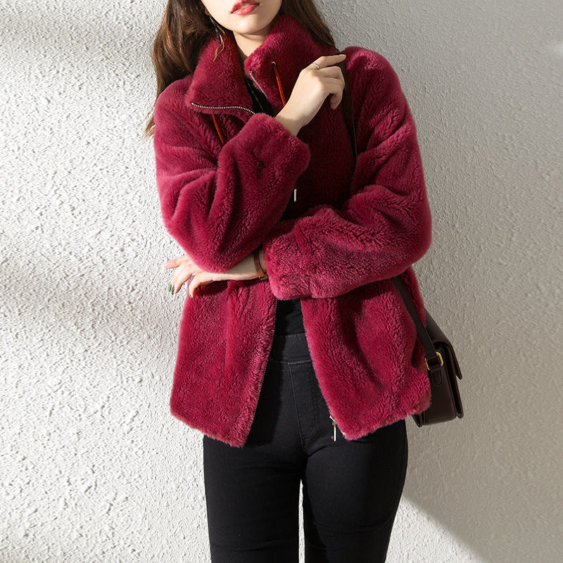 Elba | Chaqueta Peluche Cuello Alto