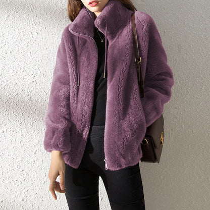 Elba | Chaqueta Peluche Cuello Alto