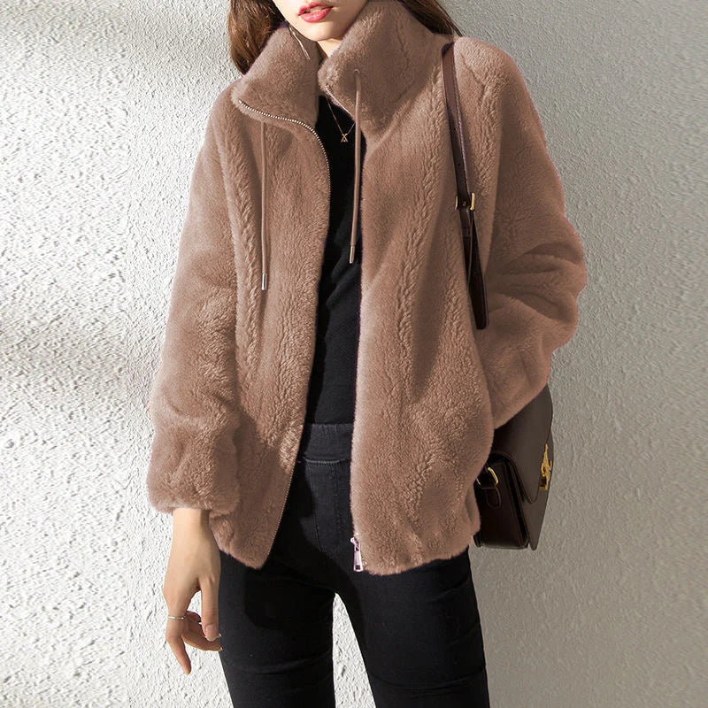 Elba | Chaqueta Peluche Cuello Alto