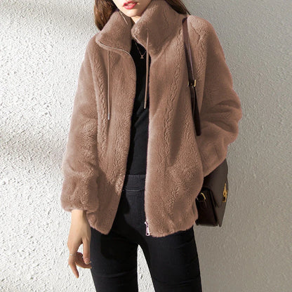 Elba | Chaqueta Peluche Cuello Alto
