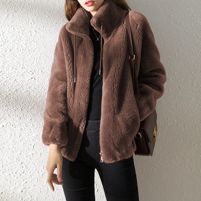 Elba | Chaqueta Peluche Cuello Alto