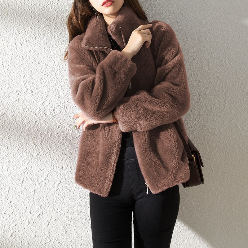 Elba | Chaqueta Peluche Cuello Alto