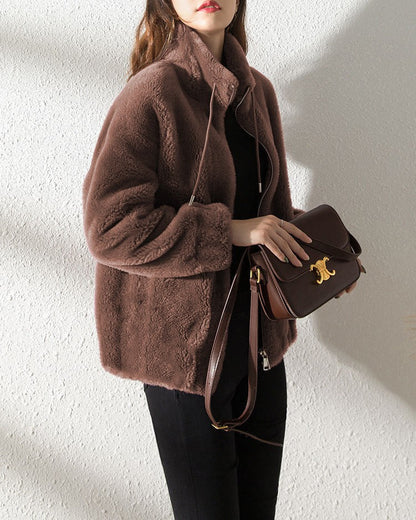 Elba | Chaqueta Peluche Cuello Alto