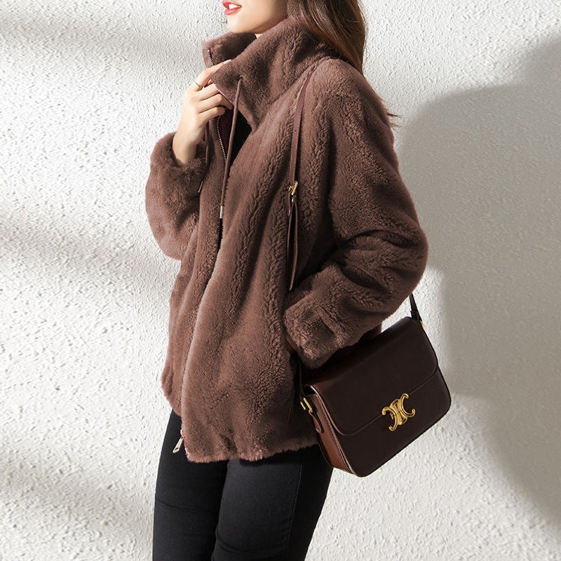 Elba | Chaqueta Peluche Cuello Alto
