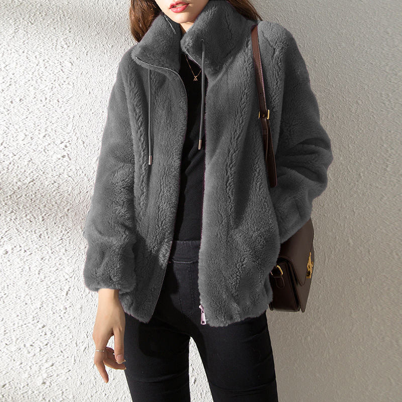 Elba | Chaqueta Peluche Cuello Alto