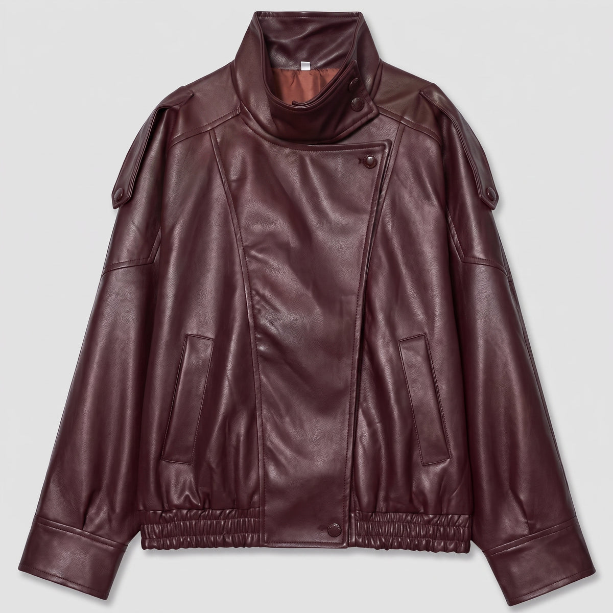 Valentina | Chaqueta Cuero Asimétrica