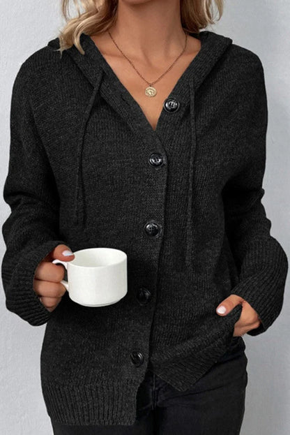 Bruma | Cardigan Capucha Botones