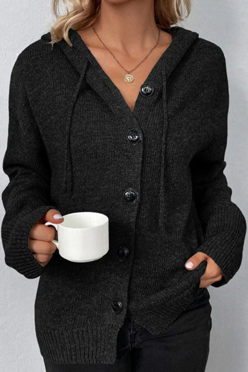 Bruma | Cardigan Capucha Botones