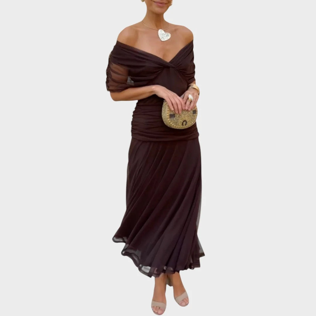Gala | Vestido Largo Drapeado