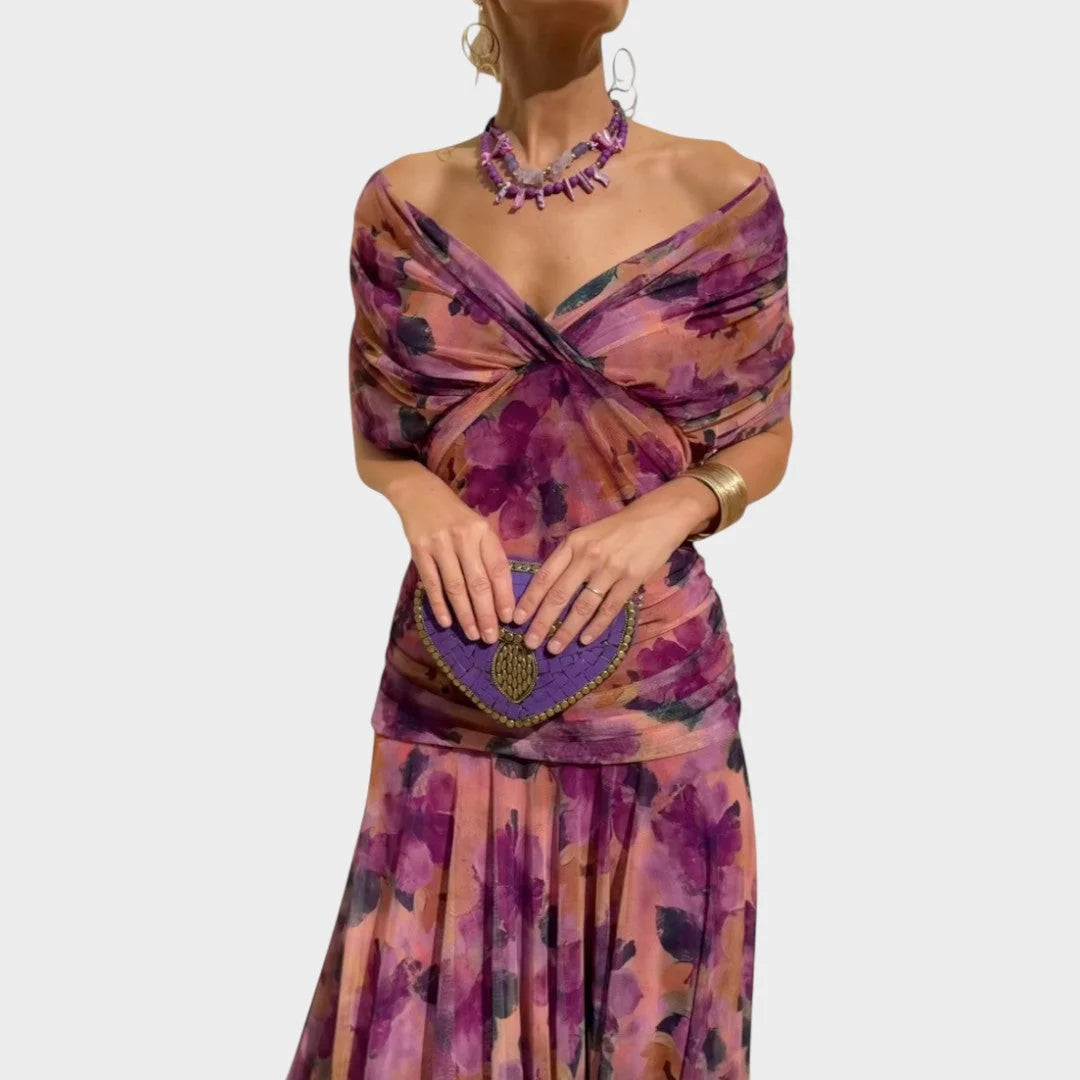 Gala | Vestido Largo Drapeado