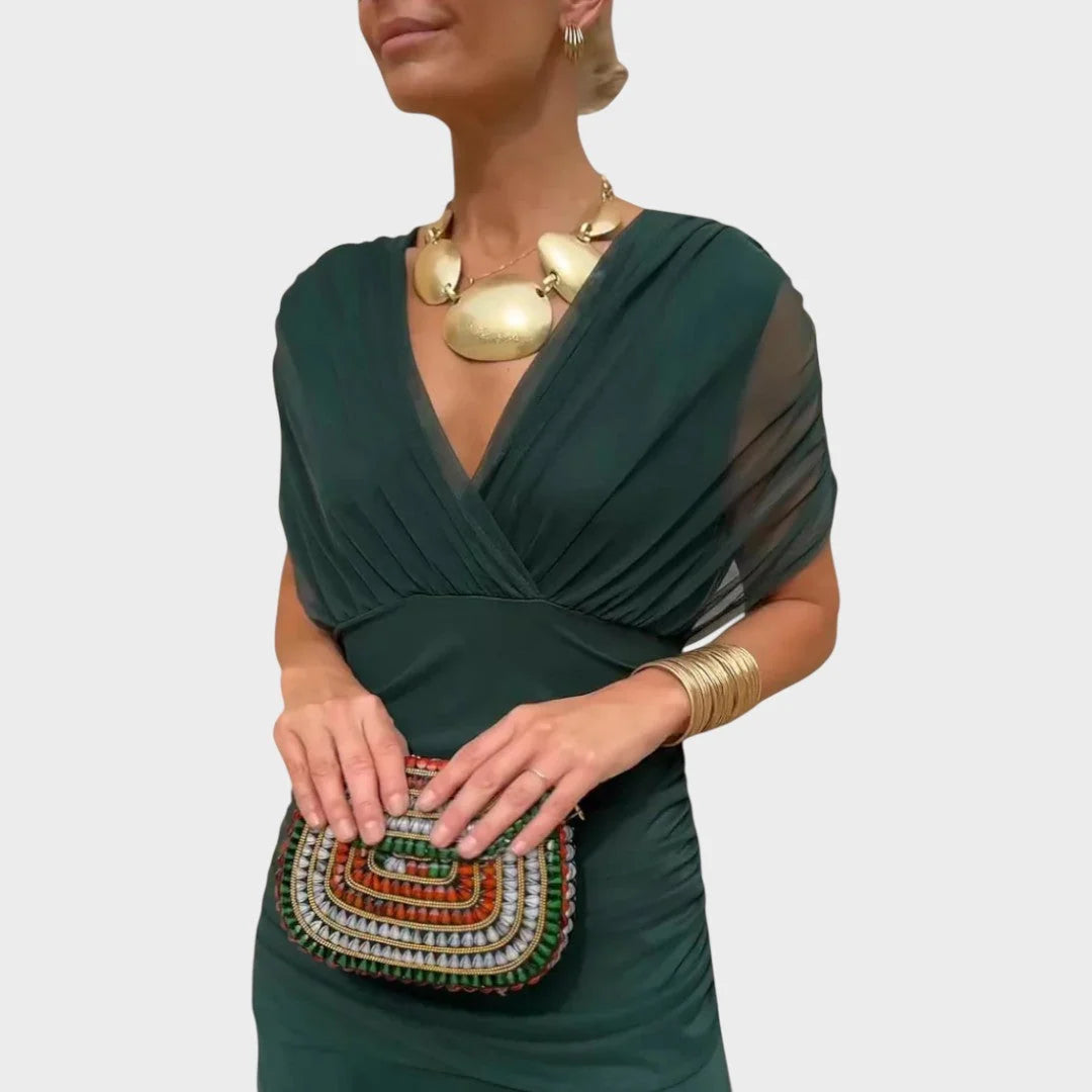 Gala | Vestido Largo Drapeado